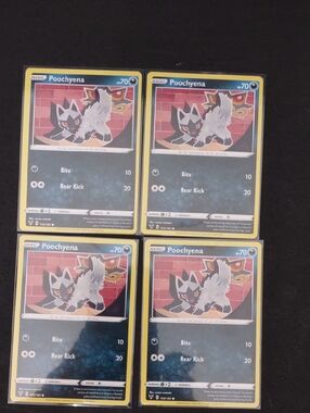 Vivid Voltage Pokemon Poochyena Trading Cards #103